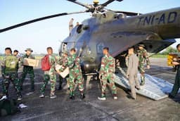 Tiga Helikopter TNI Keliling Aceh, Sumut dan Sumbar Cek Kesehatan Korban Bencana