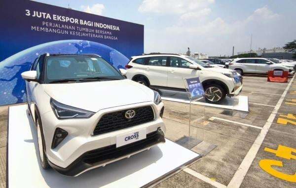 Toyota Cetak 3 Juta Ekspor Mobil dari Indonesia ke Lebih 100 Negara, Pemerintah Beri Apresiasi