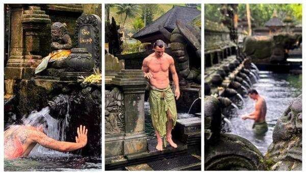 Zlatan Ibrahimovic Melukat di Bali, Warganet Auto Heboh