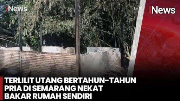 Diduga Depresi, Pemuda di Semarang Nekat Bakar Rumah Orang Tua