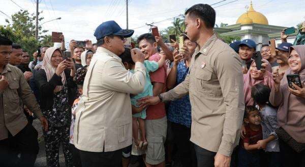 Awal Tahun 2026, Prabowo Cek Pembangunan Huntara Korban Banjir Bandang di Aceh Tamiang