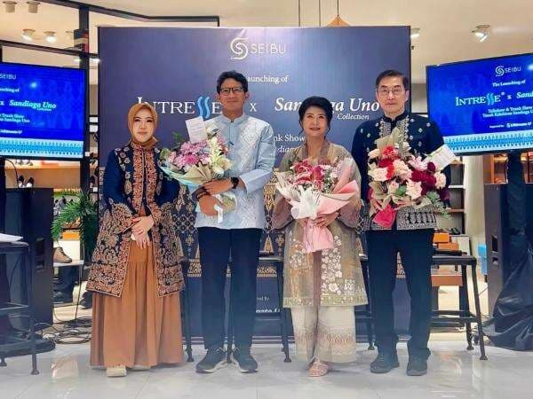 Sandiaga Uno Bikin Koleksi Fashion, Hasil Kolaborasi dengan Intresse