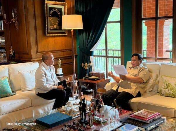 Rosan Temui Prabowo di Hambalang, Bahas Proyek Hilirisasi Rp100 Triliun