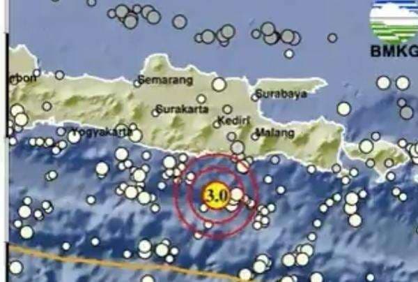 Gempa Hari Ini Guncang Blitar Kedalaman 0 Km, Cek Magnitudonya! 