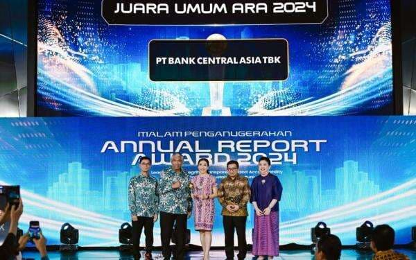 BCA (BBCA) Raih Juara Umum Annual Report Award 2024