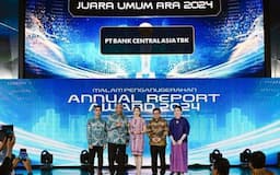 BCA (BBCA) Raih Juara Umum Annual Report Award 2024