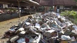 Aktivitas Belajar Puluhan Sekolah di Aceh Utara Lumpuh Total Pascabanjir Bandang