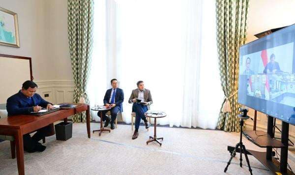 Dari London, Prabowo Pimpin Ratas Bahas Penertiban Kawasan Hutan