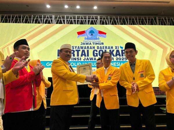 Terpilih Aklamasi, Ali Mufthi Pimpin Partai Golkar Jatim
