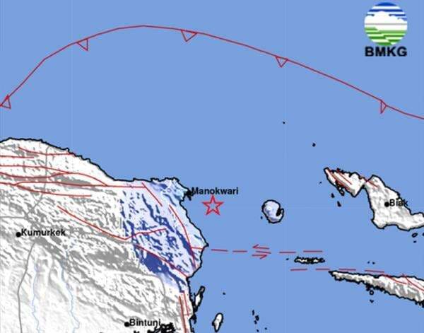Gempa M4,4 Landa Manokwari Papua Barat, Tidak Berpotensi Tsunami