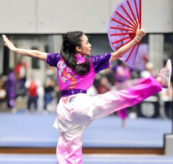 Potret Cantik Krisdayanti Ikut Kejuaraan Wushu Internasional di China