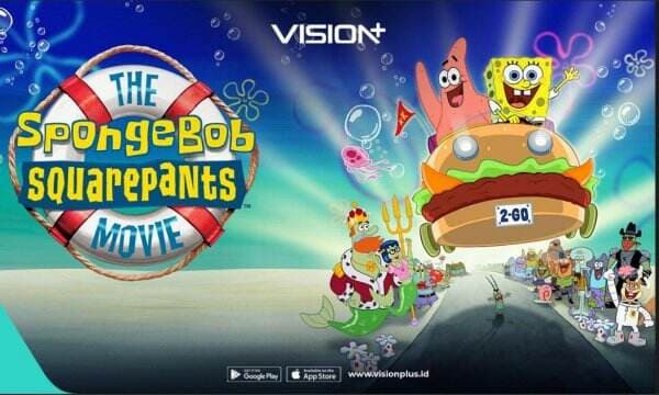 SpongeBob dan Patrick Beraksi di The SpongeBob SquarePants Movie, Nonton di VISION+
