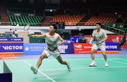 Lolos Semifinal Korea Masters 2025, Raymond Indra/Nikolas Joaquin Lega Melaju Tanpa Cedera