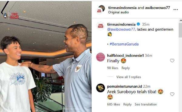 Tiba di Surabaya, Ini Respons Adrian Wibowo saat Bertemu Patrick Kluivert sang Pelatih Timnas Indonesia