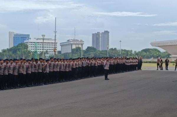 2.100 Personel Disiagakan Kawal Demo Buruh soal UMP di Monas Hari Ini