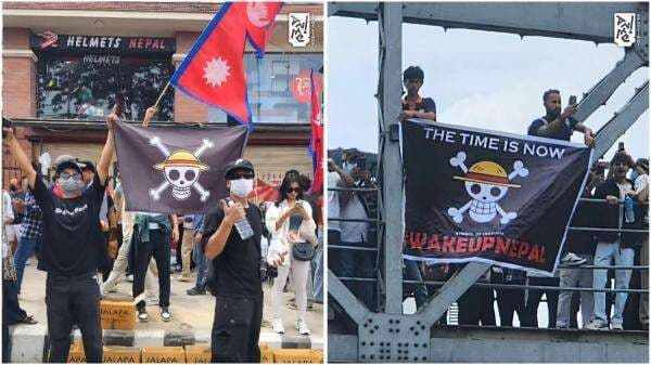 Terinspirasi dari Indonesia, Bendera One Piece Juga Digunakan Demonstran Nepal hingga Prancis