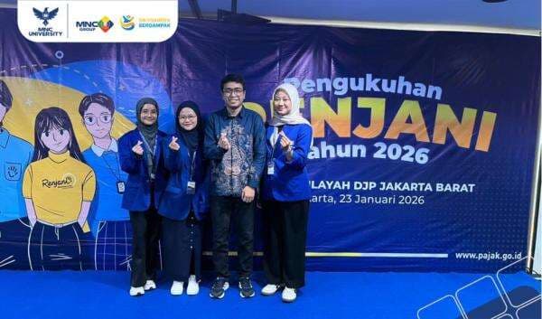 Mahasiswa MNC University Dikukuhkan jadi Relawan Pajak DJP Kanwil Jakarta Barat