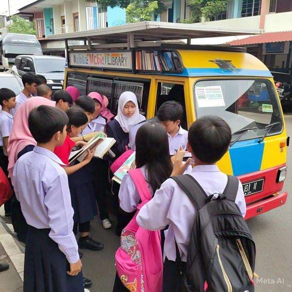Perpustakaan Keliling Lumajang, Bikin Baca Buku Jadi Seru dan Dekat ke Masyarakat