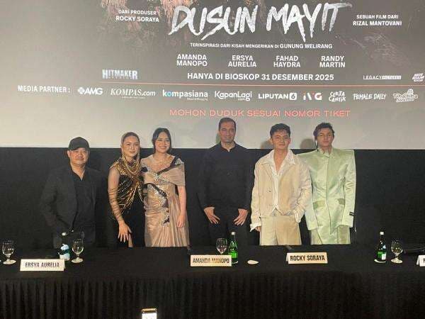 Amanda Manopo dan Randy Martin Main Film Horor Dusun Mayit, Alami Kejadian Mengerikan?