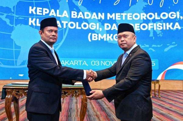 Menhub Lantik Teuku Faisal Fathani Jadi Kepala BMKG