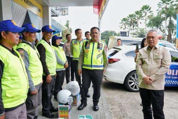 Tinjau Jalur Gadog, Kakorlantas Sebut Arus Balik Nataru Aman dan Lancar