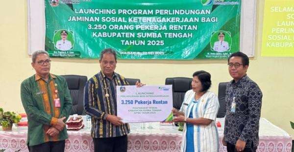 Sumba Tengah Lindungi 3.250 Pekerja Rentan denganBPJS Ketenagakerjaan