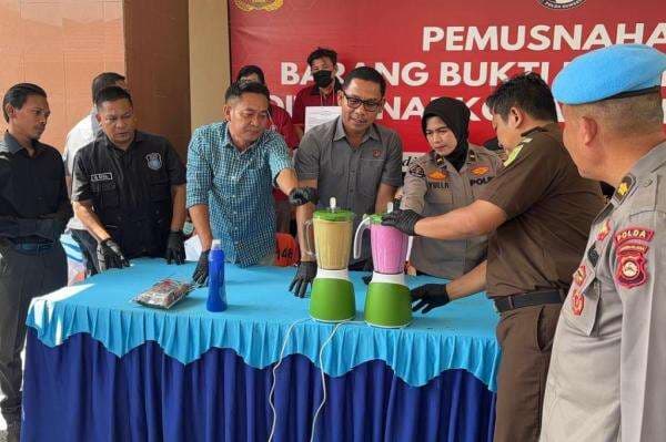 Polda Sumsel Musnahkan Narkoba dari 25 Kasus, Nilainya Tembus Rp2,29 Miliar