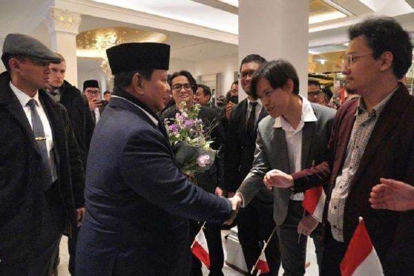 Disambut Diaspora Indonesia di Swiss, Prabowo: Horas Majua Jua