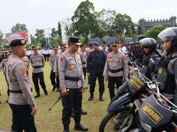 Amankan May Day, Kapolda Kalteng Pimpin Apel Gelar Pasukan: 2.146 Personel Gabungan Dikerahkan