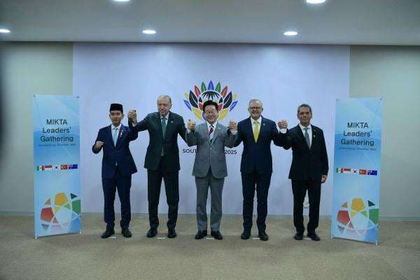 Di Sela KTT G20, Gibran Hadiri MIKTA Leaders&rsquo; Gathering di Johannesburg