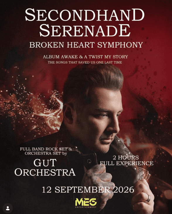 Secondhand Serenade Akan Gelar Konser di Jakarta September 2026