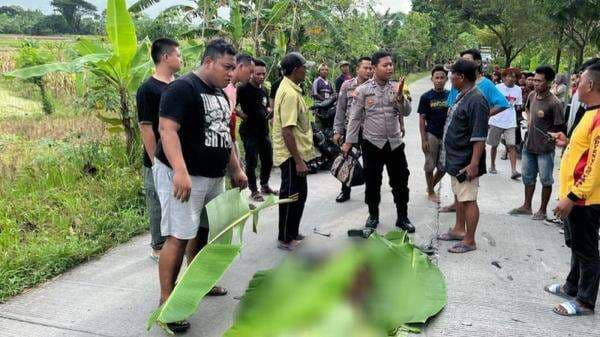 Kecelakaan Maut di Sugihwaras Bojonegoro, Seorang Pengendara Motor Meninggal Dunia di Tempat