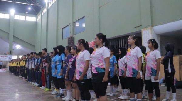 Polres Pemalang Gelar Turnamen Bola Voli Kapolres Cup U-23, Jaring Pemain Muda Voli Berbakat