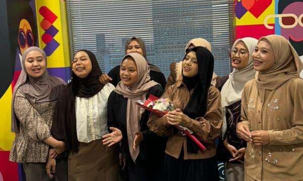 Momen Hangat Nakei Bersama Keilova di Sesi Dengar Perdana Lagu Nanti