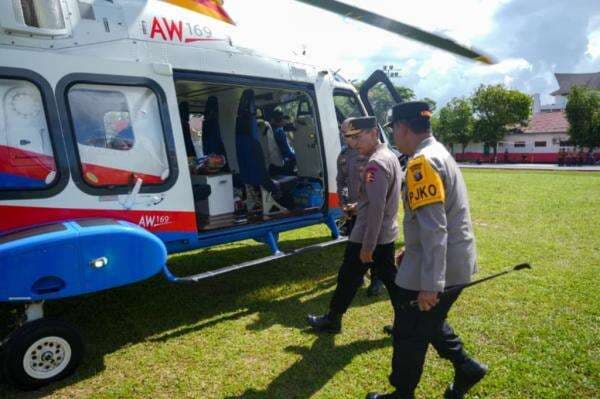 Kapolri Patroli Udara Naik Helikopter Pantau Banjir di Sumut, Kawal Instruksi Presiden