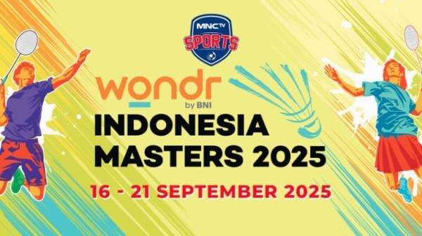 Dukung Perjuangan Atlet Bulutangkis Indonesia di Turnamen Wondr Indonesia Masters 2025 di MNCTV