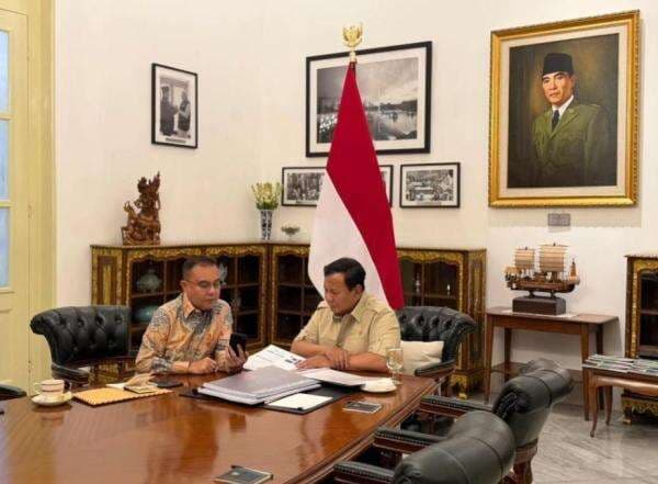 Prabowo Bertemu Dasco di Istana, Bahas Politik hingga Keamanan