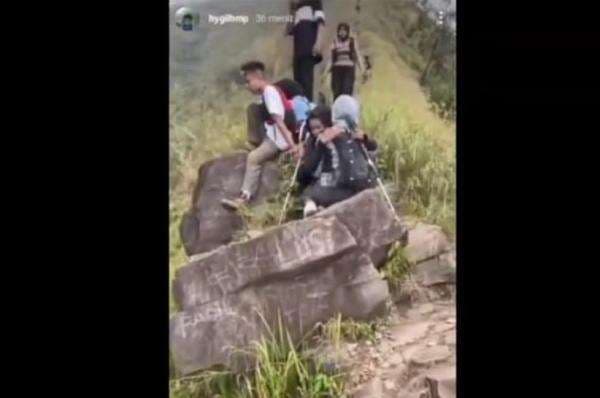 Viral Detik-detik Pendaki Jatuh di Gunung Saeng, Korban Ditemukan Dalam Kondisi Mengenaskan