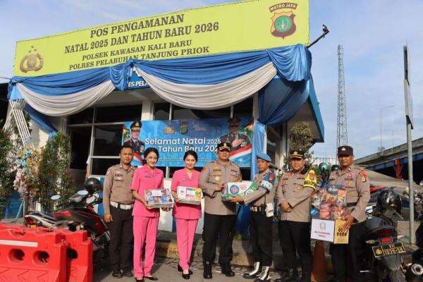 Jelang Malam Tahun Baru, Polisi Sisir Wilayah Rawan di Pelabuhan Tanjung Priok