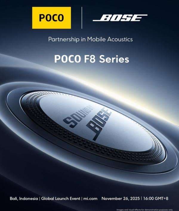 POCO F8 Series Akan Debut Global di Bali pada 26 November