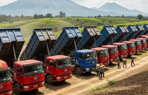 Mengkhawatirkan, Truk Impor asal China Serbu Indonesia