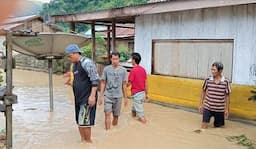 40 KK Mengungsi Imbas Banjir di Kabupaten Parigi Moutong Sulteng