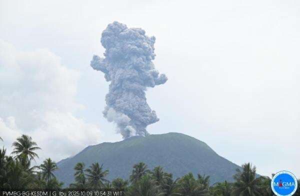 Breaking News! Gunung Ibu Meletus Hebat, Muntahkan Abu Vulkanik 2.000 Meter di Atas Puncak Breaking News! Gunung Ibu Meletus Hebat, Muntahkan Abu Vulkanik 2.000 Meter di Atas Puncak