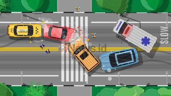 Kecelakaan Maut Mobil Pikap dengan 2 Truk di Jombang, 2 Orang Tewas 1 Kritis