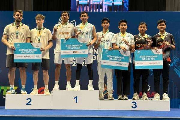 Komentar Rian/Rahmat usai Debut Juara Astana International Challenge 2025