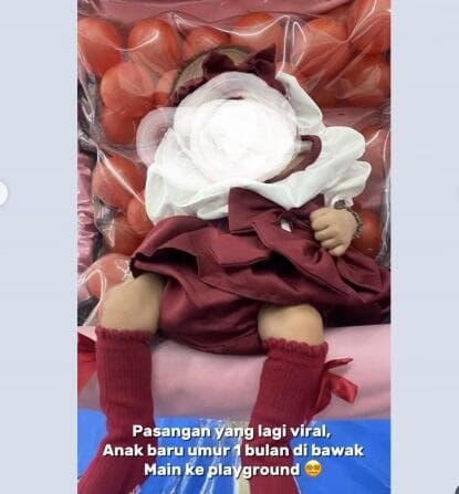 Heboh Bayi 1 Bulan Diajak Mandi Bola ke Playground, Netizen: Pentingnya Jadi Ibu yang Berilmu!