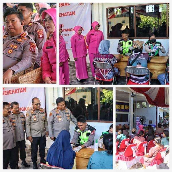 Polresta Palangka Raya Gelar Layanan Kesehatan Gratis di TPA Km 14 Sambut Hari Bhayangkara ke-79