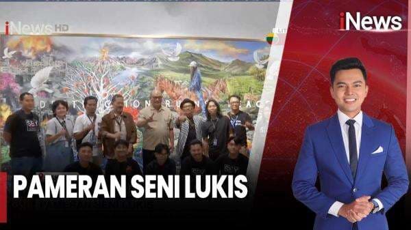 Pameran Lukisan SBY Art Community Sampaikan Pesan Perdamaian Lewat Seni