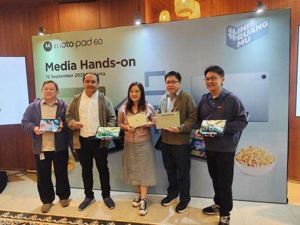 Motorola Perkenalkan Dua Tablet Perdananya di Indonesia: Moto Pad 60 Pro dan Pad 60 Lite