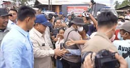 Prabowo ke Pengungsi Aceh Tamiang: Mudah-mudahan Cepat Pulih